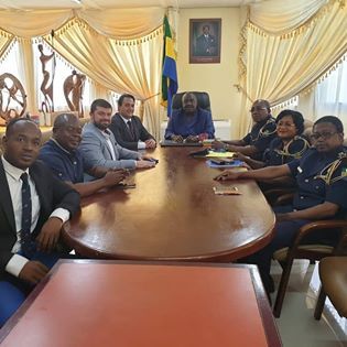 Gabon İçişleri Bakanı ile toplantı